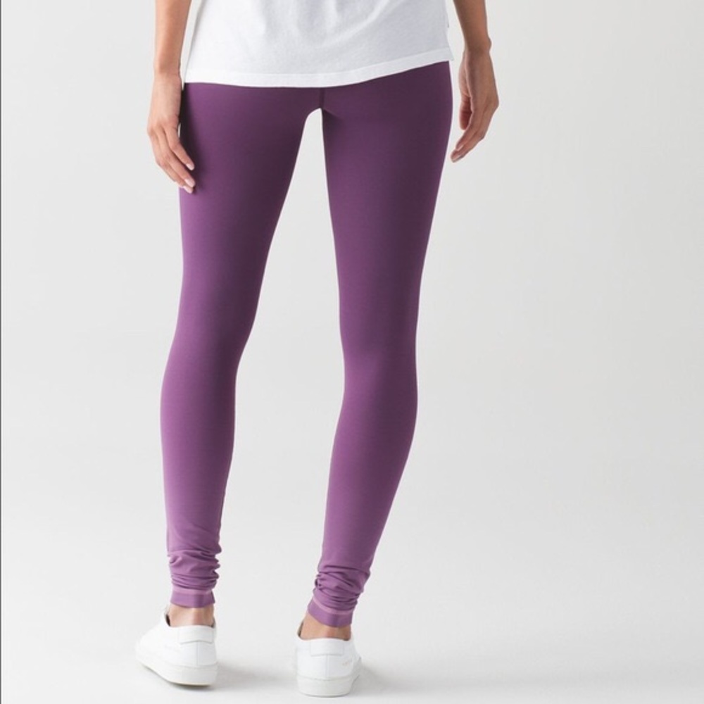 Purple ombré lulu lemon leggings